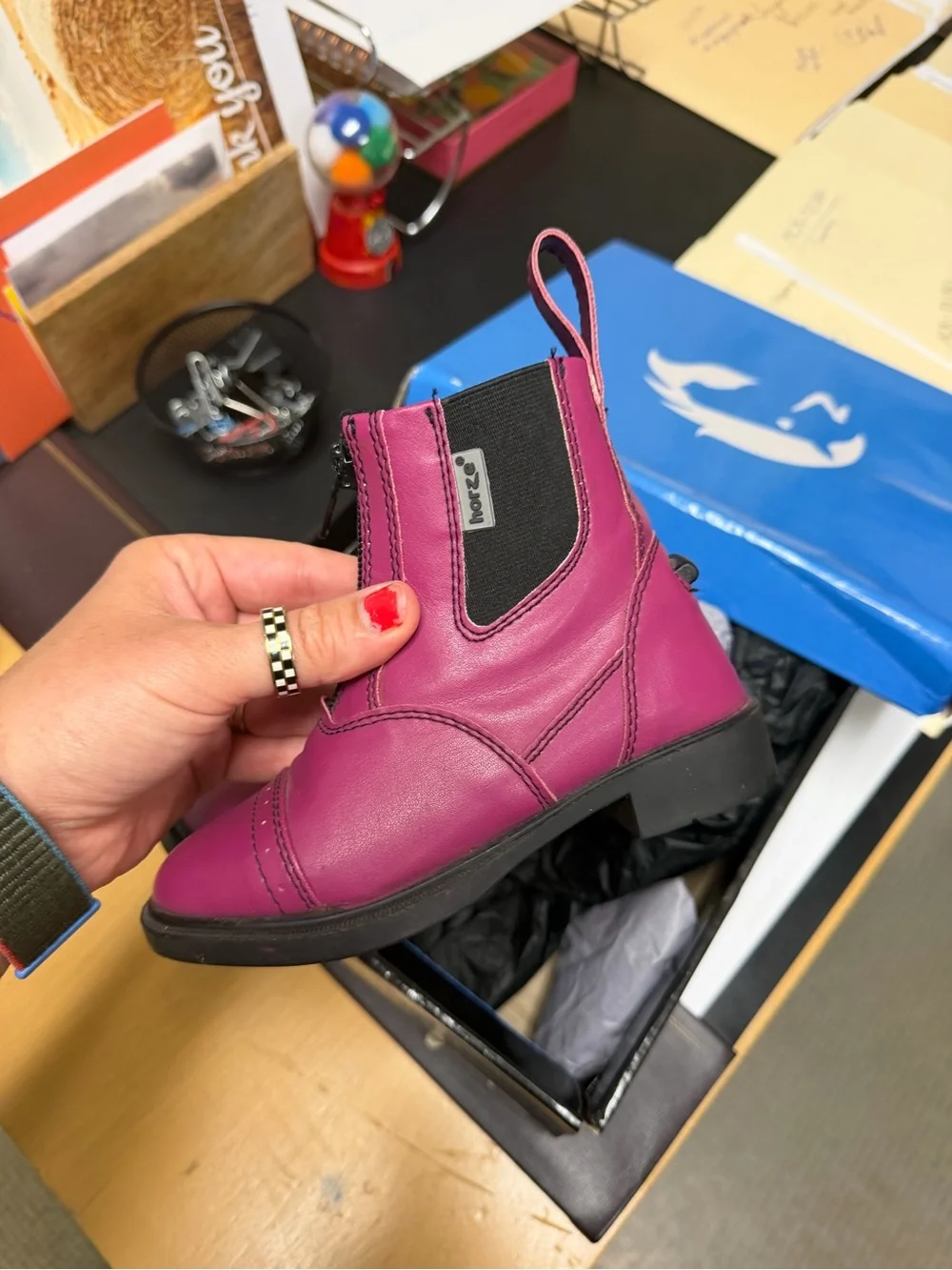 Toddlers sz 10/11 Pink paddock riding boots